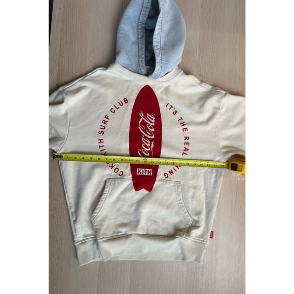 KITH x Coca-Cola Surfboard Williams II Hoodie Turtledove - Size S - Picture 4 of 6